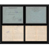 7063/ carte de Prisonnier de Guerre (War) 1914/1918 Kriegsgefangenen giessen pour Rouvenac Aude 1917 + courrier