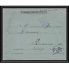7063/ carte de Prisonnier de Guerre (War) 1914/1918 Kriegsgefangenen giessen pour Rouvenac Aude 1917 + courrier