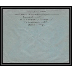 7063/ carte de Prisonnier de Guerre (War) 1914/1918 Kriegsgefangenen giessen pour Rouvenac Aude 1917 + courrier