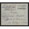 7073/ carte de Prisonnier de Guerre (War) 1914/1918 Kriegsgefangenen mannheim pour Rouvenac Aude 1917 + courrier 