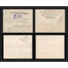 7084/ carte de Prisonnier de Guerre (War) 1914/1918 Kriegsgefangenen giessen pour Rouvenac Aude 1917 + courrier 