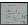 7088/ carte de Prisonnier de Guerre (War) 1914/1918 Kriegsgefangenen giessen pour Rouvenac Aude 1917 + courrier