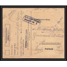7090/ carte de Prisonnier de Guerre (War) 1914/1918 Kriegsgefangenen giessen pour Rouvenac Aude 1917 + courrier 