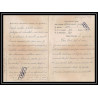 7090/ carte de Prisonnier de Guerre (War) 1914/1918 Kriegsgefangenen giessen pour Rouvenac Aude 1917 + courrier 