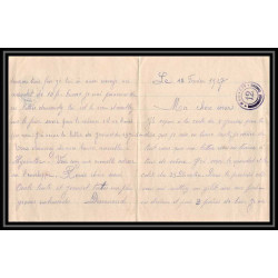 7097/ carte de Prisonnier de Guerre (War) 1914/1918 Kriegsgefangenen mannheim pour Rouvenac Aude 1917 + courrier 