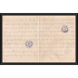 7103/ carte de Prisonnier de Guerre (War) 1914/1918 Kriegsgefangenen mannheim pour Rouvenac Aude 1917 + courrier