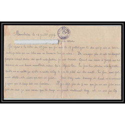 7105/ carte de Prisonnier de Guerre (War) 1914/1918 Kriegsgefangenen mannheim pour Rouvenac Aude 1917 + courrier 
