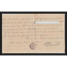 7105/ carte de Prisonnier de Guerre (War) 1914/1918 Kriegsgefangenen mannheim pour Rouvenac Aude 1917 + courrier 