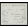 7115/ carte de Prisonnier de Guerre (War) 1914/1918 Roussillon isère Pour Romans Drome 1917 