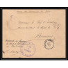 7117/ carte de Prisonnier de Guerre (War) 1914/1918 Roussillon isère Pour Romans Drome 1917 convoyeur valence à lyon
