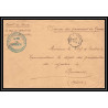 7118/ carte de Prisonnier de Guerre (War) 1914/1918 Roussillon isère Pour Romans Drome 1916 convoyeur lyon à tarascon