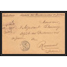 7124/ carte de Prisonnier de Guerre (War) 1914/1918 regnie rhone Pour Romans Drome 1917 