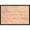 7147/ carte de Prisonnier de Guerre (War) 1914/1918 hopital militaire de grenoble Pour Romans Drome 1916 