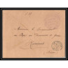 7152/ carte de Prisonnier de Guerre (War) 1914/1918 péage de roussillon isère Pour Romans Drome 1916 