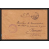 7161/ carte de Prisonnier de Guerre (War) 1914/1918 censure lyon Pour Romans Drome 1916 