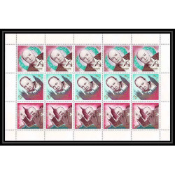 356a - Yemen kingdom MNH ** Mi N° 153 / 158 A CHURCHILL feuilles sheets