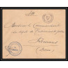 7166/ carte de Prisonnier de Guerre (War) 1914/1918 dépot de la mure convoyeur Pour Romans Drome 1917 