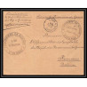 7171/ carte de Prisonnier de Guerre (War) 1914/1918 rives isère Pour Romans Drome 1917 convoyeur lyon à grenoble 