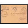 7173/ carte de Prisonnier de Guerre (War) 1914/1918 rives isère Pour Romans Drome 1917 convoyeur grenoble à lyon 