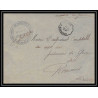 7178/ carte de Prisonnier de Guerre (War) 1914/1918 Saint-Nazaire-en-Royans Pour Romans 1917 convoyeur grenoble à l