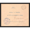 7183/ carte de Prisonnier de Guerre (War) 1914/1918 marseille ministère de la guerre Pour Romans Drome 1917 
