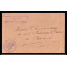 7186/ carte de Prisonnier de Guerre (War) 1914/1918 ministère de la guerre controle postal de pontarlier Pour Roman