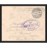 7187/ carte de Prisonnier de Guerre (War) 1914/1918 Kriegsgefangenen offenbach pour Romans Drome 1916 censure