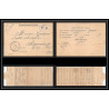 7219/ carte de Prisonnier de Guerre (War) 1914/1918 Kriegsgefangenen giessen pour Rouvenac Aude 1918