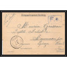 7219/ carte de Prisonnier de Guerre (War) 1914/1918 Kriegsgefangenen giessen pour Rouvenac Aude 1918