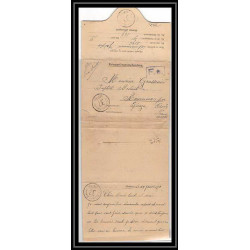 7219/ carte de Prisonnier de Guerre (War) 1914/1918 Kriegsgefangenen giessen pour Rouvenac Aude 1918