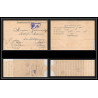 7221/ carte de Prisonnier de Guerre (War) 1914/1918 Kriegsgefangenen giessen pour Rouvenac Aude 1918