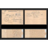 7223/ carte de Prisonnier de Guerre (War) 1914/1918 Kriegsgefangenen giessen pour Rouvenac Aude 1918
