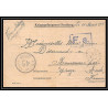 7223/ carte de Prisonnier de Guerre (War) 1914/1918 Kriegsgefangenen giessen pour Rouvenac Aude 1918