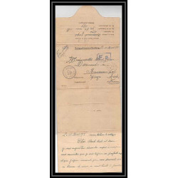 7223/ carte de Prisonnier de Guerre (War) 1914/1918 Kriegsgefangenen giessen pour Rouvenac Aude 1918
