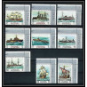 357 - Fujeira MNH ** Mi N° 234 / 242 A history of seafaring bateau (bateaux ship ships) Coin de feuille cote 12 euros