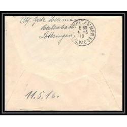 Lettre 1 2801 Prisonniers de Guerre Kriegsgefangenen war 1914/1918 censuré Saargemünd Merlenbach p Caen calvados 1916