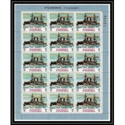 357a - Fujeira MNH ** Mi N° 234 / 242 A history of seafaring bateau (bateaux ship ships) feuilles sheets cote 180 euros