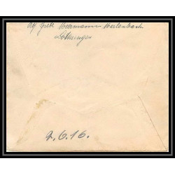 Lettre 1 2821 Prisonniers de Guerre Kriegsgefangenen war 1914/1918 censuré Saargemünd Merlenbach p Caen calvados 1916