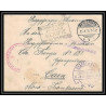 Lettre 1 2822 Prisonniers de Guerre Kriegsgefangenen war 1914/1918 censuré Saargemünd Merlenbach p Caen calvados 1916