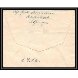 Lettre 1 2827 Prisonniers de Guerre Kriegsgefangenen war 1914/1918 censuré Saargemünd Merlenbach Trouville calvados 1916