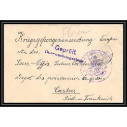 Lettre 1 2836 Prisonniers de Guerre Kriegsgefangenen war 1914/1918 censuré Sulzbach p Castres Tarn 1916