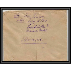 Lettre 1 2848 Prisonniers de Guerre Kriegsgefangenen war 1914/1918 censuré Saarbrucken pour Roanne Loire 1916