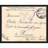 Lettre 1 2867 Prisonniers de Guerre Kriegsgefangenen war 1914/1918 censuré Strasbourg p Roanne Loire 1916
