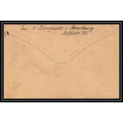Lettre 1 2871 Prisonniers de Guerre Kriegsgefangenen war 1914/1918 censuré Strasbourg p Roanne Loire 1916