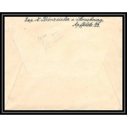 Lettre 1 2883 Prisonniers de Guerre Kriegsgefangenen war 1914/1918 censuré Strasbourg pour Roanne Loire 1916