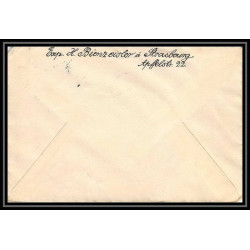 Lettre 1 2884 Prisonniers de Guerre Kriegsgefangenen war 1914/1918 censuré Strasbourg pour Roanne Loire 1916