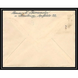 Lettre 1 2886 Prisonniers de Guerre Kriegsgefangenen war 1914/1918 censuré Strasbourg pour Roanne Loire 1917