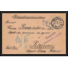 Lettre 1 2887 Prisonniers de Guerre Kriegsgefangenen war 1914/1918 censuré Strasbourg pour Roanne Loire 1916