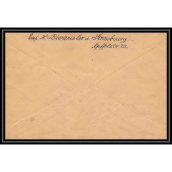 Lettre 1 2887 Prisonniers de Guerre Kriegsgefangenen war 1914/1918 censuré Strasbourg pour Roanne Loire 1916