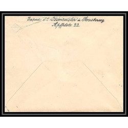 Lettre 1 2889 Prisonniers de Guerre Kriegsgefangenen war 1914/1918 censuré Strasbourg pour Roanne Loire 1916